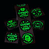 1 1/2" Glow-in-the-Dark Glow with God Sticker Roll - 100 Pc. Image 1