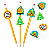 1 1/2&quot; Great North VBS Rubber Pencil Charm Clips - 24 Pc. Image 1