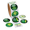 1 1/2" Green Mental Health Awareness Paper Sticker Roll - 100 Pc. Image 1