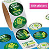 1 1/2" Green Mental Health Awareness Paper Sticker Roll - 100 Pc. Image 2