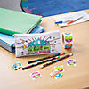 1 1/2" Growth Mindset Multicolor Paper Sticker Roll - 100 Pc. Image 1