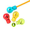 1 1/2" Lightbulb-Shaped Plastic Pencil Sharpeners - 12 Pc. Image 1