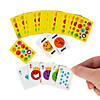 1 1/2" Mini Colorful Smile Face Paper Playing Card Decks - 12 Pc. Image 1