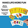 1 1/2" Mini Colorful Smile Face Paper Playing Card Decks - 12 Pc. Image 1