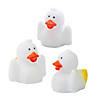 1 1/2" Mini Halloween Ghost Rubber Ducks in White Sheets &amp;#8211; 24 Pc.  Image 1