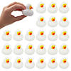 1 1/2" Mini White Religious Lamb Rubber Ducks &amp;#8211; 24 Pc.  Image 1