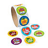 1 1/2" Multicolor I Love Reading Paper Sticker Roll - 100 Pc. Image 1