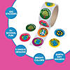 1 1/2" Multicolor Save the Earth Paper Sticker Roll &#8211; 100 Pc. Image 2