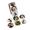 1 1/2" Realistic Cat Photo Paper Sticker Roll &#8211; 100 Pc. Image 1