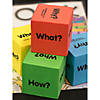 1 1/2" Who, What, Where, When, Why & How Question Foam Dice - 12 Pc. Image 2
