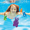 1 1/2" x 2 1/2" Gummy Buddies&#8482; Candy Bear Water Dive Toys - 4 Pc. Image 1