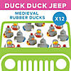 1 1/2" x 2 1/2" Medieval Armored Knights Rubber Ducks - 12 Pc. Image 2