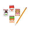 1 1/2" x 2" Bulk 48 Pc. Mini Cheery Christmas Spiral Paper Notepads Image 1