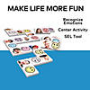 1 1/2" x 4 3/4" Emotions Plastic Dominoes Set in Collectors Tin - 28 Pc. Image 1