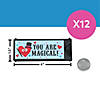 1 1/2&quot; x 4&quot; Valentine's Day Magic Coin Trick Handouts - 12 Pc. Image 2
