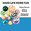 1" - 1 3/4" Colorful Rubber Bouncy Ball Assortment - 25 pcs. Image 1