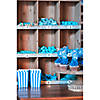 1 1/4" 1 lb. Blue and White Mini Hard Candy Sticks - 152 Pc. Image 1