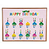 1 1/4" - 24" x 5" - 9" World of Eric Carle Mini Birthday Bulletin Board Set - 59 Pc. Image 1