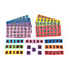 1 1/4" Alphabet Squares Colorful Foam Magnetic Letters - 208 Pc. Image 1