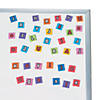 1 1/4" Alphabet Squares Colorful Foam Magnetic Letters - 208 Pc. Image 2