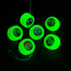 1 1/4" Bulk 48 Pc. Mini Glow-in-the-Dark Zombie Plastic YoYos Image 1