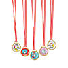 1 1/4" Bulk 50 pc. Dr. Seuss&#8482; Inspirational Sayings Plastic Award Medals with Ribbon Image 1