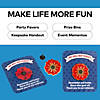 1 1/4" Patriotic Red Poppy Flower Metal Pins with Card - 12 Pc. Image 2