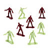 1 1/4" x 2" Bulk 72 Pc. Mini  Zombie Plastic Toy Men Assortment Image 1