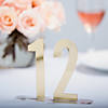 1 - 12 Gold Mirror Table Numbers - 12 Pc. Image 2