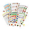 1/2" - 1" Bulk 1200 Pc. Holiday Paper Sticker Sheet Assortment Image 1