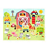 1/2" - 2 1/2" Farmyard Barn Animal Characters Sticker Scenes - 12 Pc. Image 1