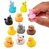 1/2" - 3/4" Bulk 72 Pc. Micro Rubber Duck Assortment Image 1