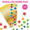 1/2" - 3/4" Jewel & Gem Multicolor Paper Sticker Sheets - 24 Pc. Image 1