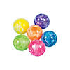 1/2" -  5/8" Bulk 48 Pc. Mini Neon Swirl Rubber Bouncy Balls Image 1