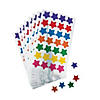 1/2" Basic Sparkly Star Multicolor Paper Sticker Sheets - 25 Pc. Image 1