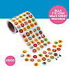 1/2" Bulk 1000 Pc. Mini Thanksgiving Stickers Roll Image 2