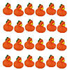1/2" Micro Halloween Pumpkin Rubber Ducks &amp;#8211; 24 Pc.  Image 1