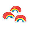 1/2" x 1/4" Bulk 300 Pc. Mini Rainbow Rubber Erasers Image 1