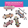1/2" x 2" Mini Retro Graffiti Message Plastic Skateboards - 36 Pc. Image 2