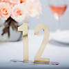 1 - 24 Gold Mirror Table Numbers Image 2