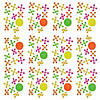 1" (25mm) Neon Colors Ball & Jacks Classic Party Games - 12 Sets Image 1
