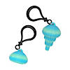 1 3/4" 3D Printed Jellyfish Extending Plastic Keychains - 6 Pc. Image 1