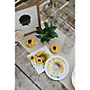 1 3/4" 7 oz. Sunflower-Shaped Wrapped Lemon Lollipops - 12 Pc. Image 1