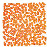 1 3/4" Bulk 144 Pc. Mini Orange Jack-O&#8217;-Lantern Bubble Bottles Image 1