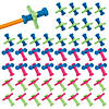1 3/4&quot; Bulk 48 Pc. Bright Colors Plastic Fidget Pencil Toppers  Image 1