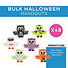 1 3/4" Bulk 48 Pc. Mini Assorted Halloween Vinyl Owl Characters Image 2