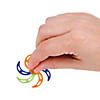 1 3/4" Bulk 48 Pc. Multicolored Neon Plastic Spin Top Fidgets Image 1