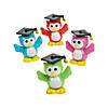 1 3/4" Mini Graduation Multicolor Vinyl Owl Characters - 12 Pc. Image 1