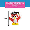 1 3/4" Mini Graduation Multicolor Vinyl Owl Characters - 12 Pc. Image 2