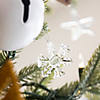 1 3/4" Mini Snowflake--Shaped Glass Christmas Ornaments - 12 Pc. Image 1